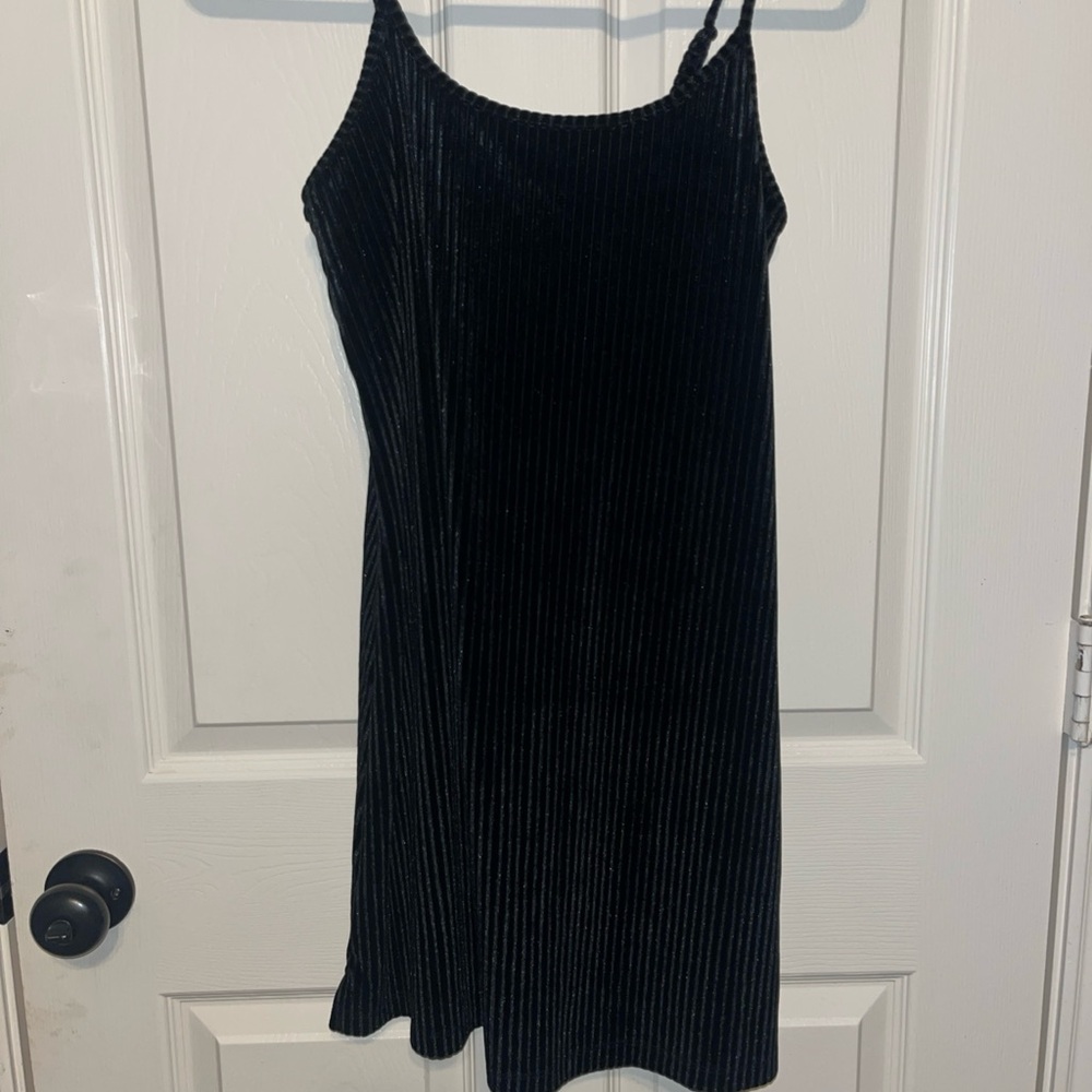 Elegant Black Velvet Dress
